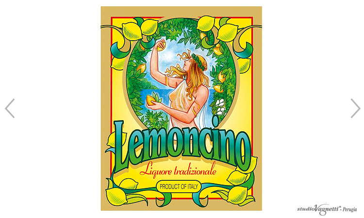 Progettazione Etichette Lemoncino Liquore Tradizionale